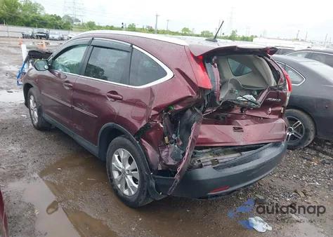 2013 Honda Cr-V Ex-L from USA, damaged, VIN 5J6RM4H73DL036882